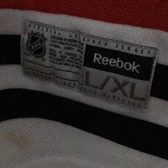 Youth Reebok Patrick Kane #88 NHL Chicago Blackhawks Red Size L/XL signed - Picture 2 of 4